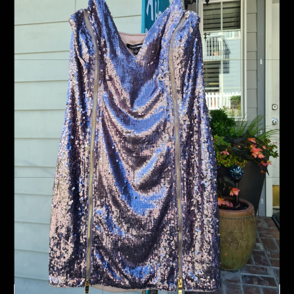 Sequin Mini Dress